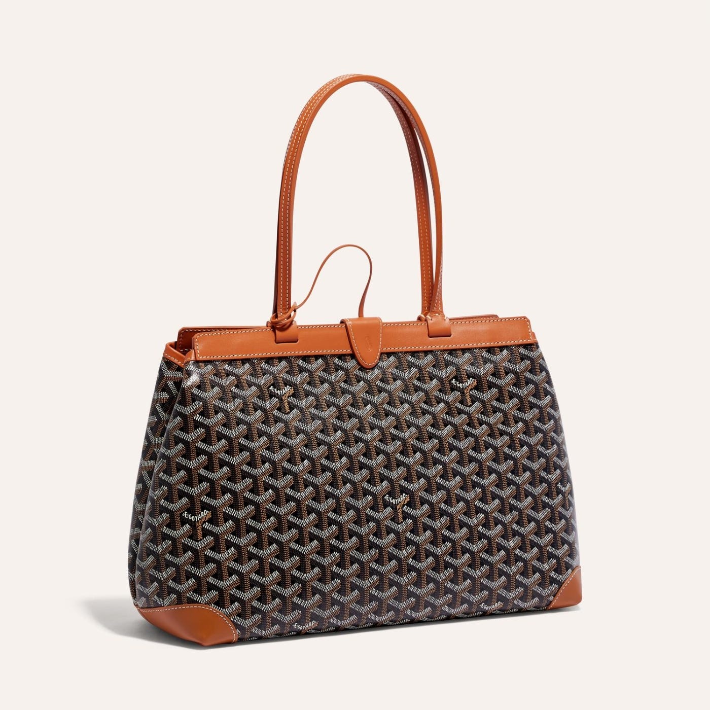 Goyard Bellechasse Biaude PM Bag Black and Brown - Image 2